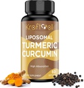 Liposomal Turmeric Curcumin Supplement 60 Softgels täiskasvanutele