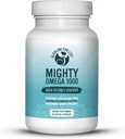 Mighty Omega 1000 Potent Omega 3 Supplement 1000 MG EPA DHA ühe kapsli kohta Suur annus Omega 3 Kalaõli Lõuna-Vaikse ookeani anšoovis Allikas - Triglütseriid Omega 3 Rasvhapete täiendus