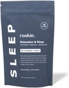 Rookie Wellness Sleep - Natural Sleep Aid 180 mg magneesiumi bisglütsinaadiga, 1 mg melatoniiniga, Valerian Juur & Passion Flower, et edendada rahu ja und (15 Pack, BlackBerry Lemon)