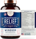 Menopausi täiendused naistele - Windsor botaanika multivitamiini Chastebrry, Black Cohosh kuuma vilgub, menopausi leevendamine ja hormoonide tasakaal naistele - 60 looduslikku progesterooni östrogeeni pillid