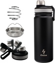 Ozizo 22 oz roostevabast terasest valk Shaker pudel filtri ja segamiskuuliga