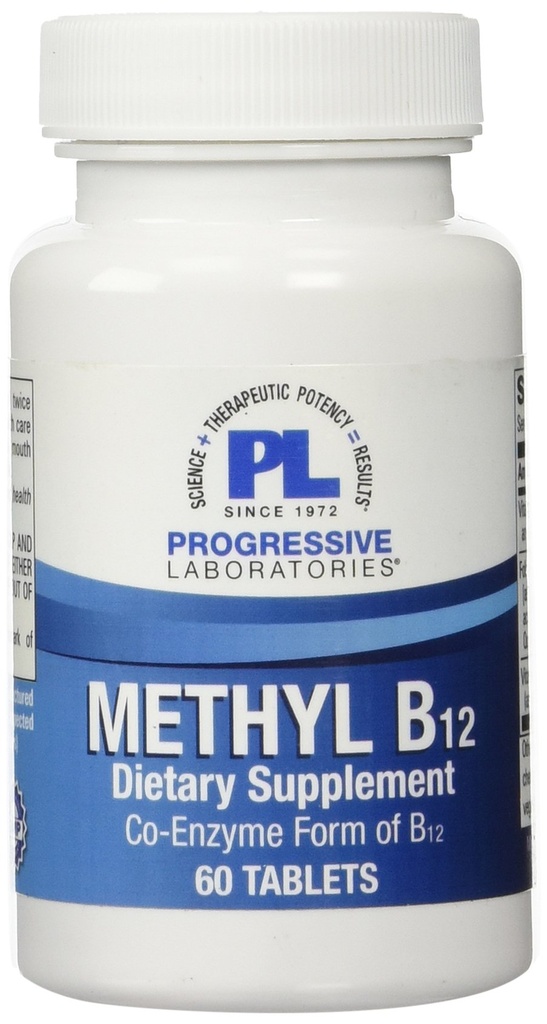 Progressiivsed laborid Metüül B12 täiendus, 60 loend