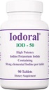 Optimox Iodoral 50 mg täiendus - kaaliumjodiidi tabletid, suure tugevusega joodilisandid, kilpnäärme tugi, vitamiinid ja mineraalid - 90 loend