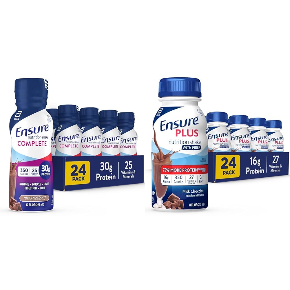 Tagada täielik toitumine raputada ja tagada Plus Toitumine raputada kiudaineid, 16 grammi valku, toidu asendaja vedelik, piimašokolaad, gluteenivaba, 8 Fl Oz (pakk 24)