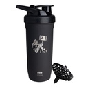 Smartshake DC COMICS Reforce Stainless Steel Protein Shaker Pudel 900 ml | 30oz - Leakproof Screw-on Lid - BPA Free - Unisex - Non-Isolation - Harley Quinn Logo