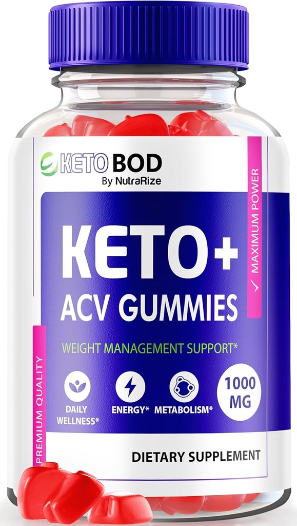 NutraRize KetoBod Keto ACV Gummies, Keto BOD Keto + ACV, Ketobodz Apple Cider Vinegar, KetobodACV 1000MG, Keto Body Plus ACV Gummy, Ametlikud Ketobodketo Arvustused (60 Gummies)