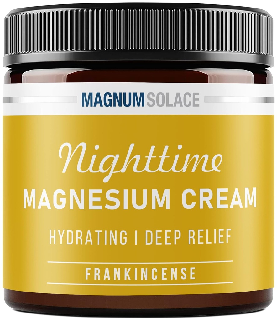 Magneesiumkreem - öine Magneesium Lotion - Rakenda jalgadele, tuharadele, kätele või rinnale - aktuaalne magneesiumkloriid - USA valmistatud ja ohutu lastele