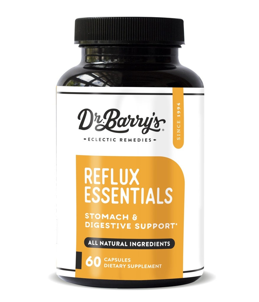 Dr Barry Refluks Essentials - looduslik tugi seedetrakti ja kõhu tervise jaoks, 60 kapslit - 30 päeva pakkumine (1)