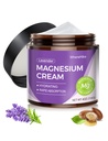Natural Topical Magnesium Cream Sleep, Öösel Magneesium Lotion valu ja jalgade krambid, lihaste lõõgastav, Calm, Sügav hüdraat nahahoolduseks.