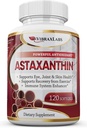 Astaksantiin 10mg täiendus / parim puhas antioksüdant mikrovetikatest, aitab nahahooldust ja silma, artriitilisi liigeseid, tervislikku vananemist, energia suurendamist, 120 mitte-GMO-pehmendust - Premium astaksantiini toidulisandeid