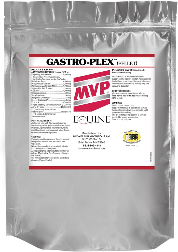 Gastro-Plex (3 lb) toetab soolestiku tervist ja hindu seedimist hobustel