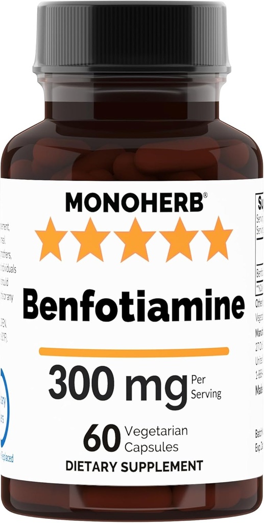 Benfotiamiin 300 mg - 60 Veg kapslit