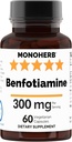 Benfotiamiin 300 mg - 60 Veg kapslit