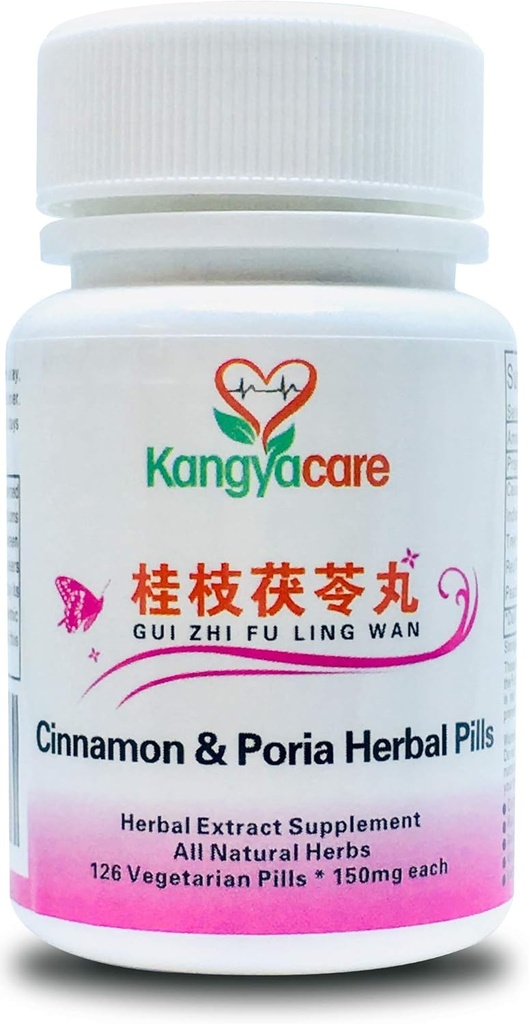 GUI Zhi Fu Ling Wan 桂枝茯苓丸- Kaneel & Poria Pills - Natural Cycle Relief - Abi menstruaaltsükli krambid, Bloating, Perioodiline ebamugavustunne - Edendada Naiste Tervis - Kõik Natural - 126 Ct (1 pudel)