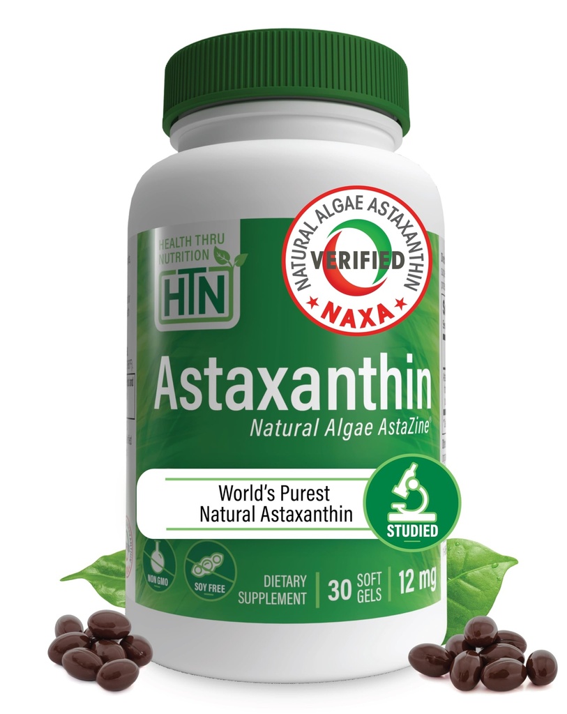 Tervis Thru Toitumine Astaksantiin Kolmekordne Tugevus 12mg Lisa 30 Softgels | AstaZine vetikatest, mis on orgaaniliselt kasvatatud põlises Himaalaja vees | Naha ja nägemise tugi