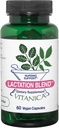 Vitanica laktatsioonisegu, imetamise lisand, rinnaga toitmise toetus suurendab rinnapiima pakkumist ja voolu, orgaaniline apteegitill, piimaohakas, lambaläätseseemned ja rohkem, mitte-GMO, Vegan, 60 kapslit