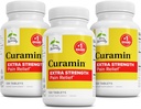 Terry loomulikult Curamin ekstra tugevus - kurkumiin ja boswellia tervisliku ringluse toetamiseks - kurkumi lisand liigeste, lihaste tervise ja endorfiini tootmise toetamiseks - 120 tabletti (3. pakk)