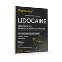 CARELAND 4% Lidocaine Gel Patch, 6 Count | Maksimaalne tugevus valu plaastrid lihaste leevendamiseks kaela põlve seljas ja õlgadel | Unscented Numbing Patch rahustavad närvid, liigesed