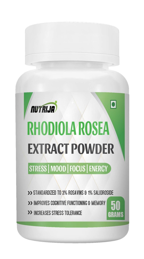 Rhodiola Rosea juure ekstrakti pulber (50 grammi)