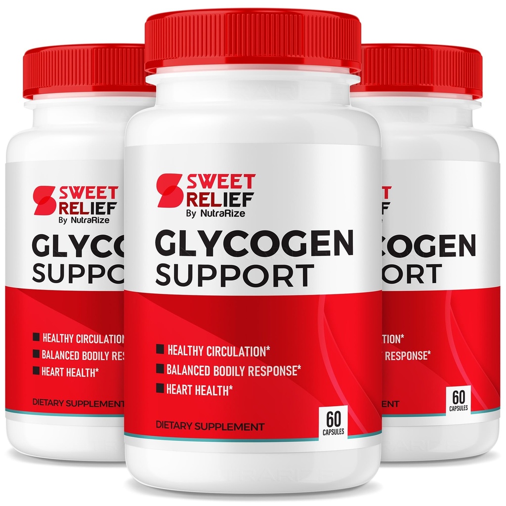 NutraRize (Pack of 3 Sweet Relief Glycogen Support - veresoonte puhastaja, kapslid, täiustatud valem üldiseks terviseks, ülevaated (180 kapslit)
