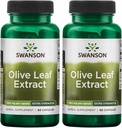 Swanson Olive Leaf Extract kapslid 20% Oleuropein - (60 kapslit, 750 mg igaüks) 2 pakendit