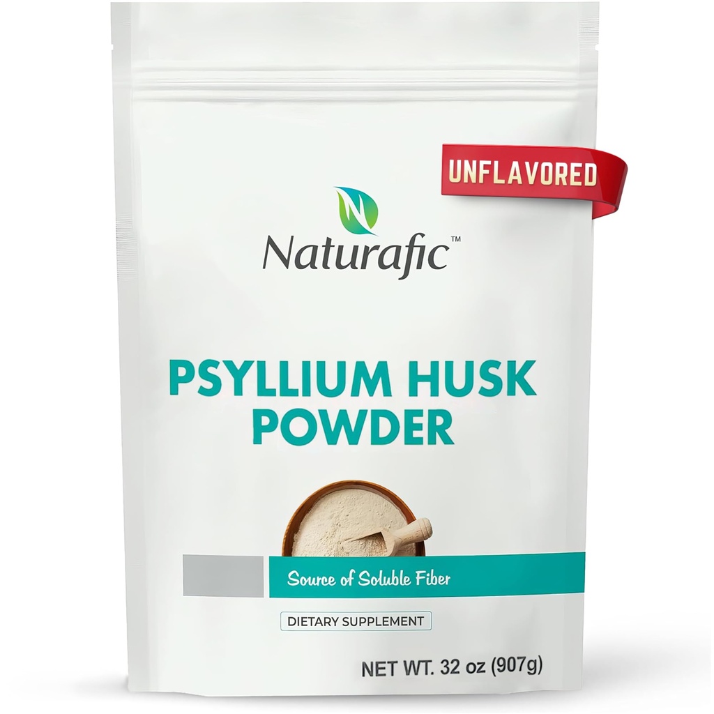 Psyllium Husk Pulber Maitsestamata - Seedeelundite Fiber Supplement soolestiku korrapärasus & Soolestiku Tervis - Mitte-GMO, Gluteenivaba, Vegan, Keto Sõbralik - 32oz