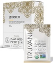 Truvani Vegan Peavalgupulber | Vanilla | 20g Orgaaniline Taimne Valk | Ühe serveeritavad reisipaketid | 10 Servingut | Keto | Gluteen & Piimavaba | Madala carb | Lisatud suhkur