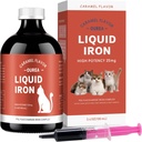 Raualisandid kassidele - vedel raud kasside vitamiinidega aneemia jaoks, raua taseme toetamine, punaste rakkude edendamine, energia ja elujõulisuse suurendamine kassi tervises, 3.4oz (100 ml)