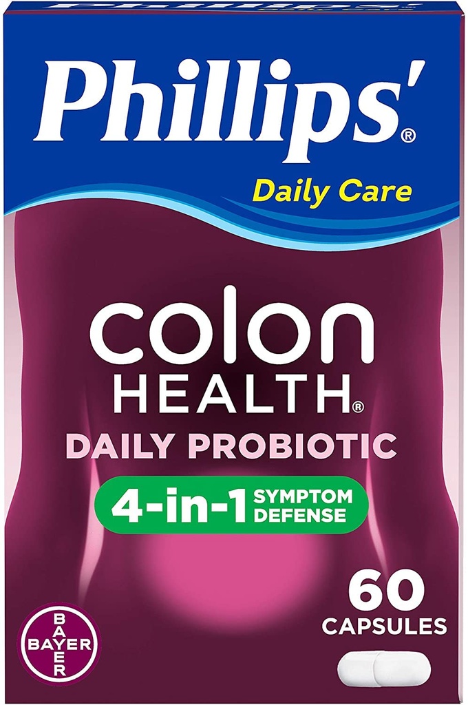 Phillips' Colon Health Probiootilised kapslid, 60 loend