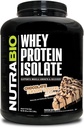 NutraBio 100% vadakuvalk isolaatvalgu pulber, 25 g valku koos täieliku aminohappeprofiiliga, mitte-GMO, soja ja gluteenivaba, madala kalorsusega vadakuvalgu pulber, šokolaadimaapähklivõi, 5 lbs