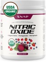 Snap Supplements USDA orgaaniline suhkrupeedi juurepulber, 3-in-1 lämmastikoksiidi lisand, tervisliku vererõhu ja vereringe toetamine, 250 g (segatud marja)