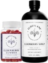 Elderlane Elderberry Syrup ja Elderberry Gummies - varem RD Naturals - Immune Support Supplement täiskasvanutele ja lastele - 16,9 Oz Syrup ja 60ct Gummies