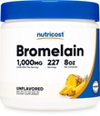 Nutrikost Bromelain Pulber 8 OZ - Mitte-GMO, Taimetoitlane, Gluteenivaba