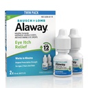 Alaway Antihistamiini silmatilgad sügelevatele silmadele, kiire toimega, kuni 12-tunnise silma sügeluse leevendamine, kliiniliselt testitud retsepti tugevus valem, 0,34 Fl Oz (pakk 2)