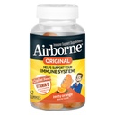 Airborne Vitamiin C 750mg (per Serving) Zesty Orange Maitsestatud Gummies (42 Loe pudelis), Gluteenivaba immuunsüsteemi tugilisa vitamiinidega A C E, Selenium, Echinacea, Ingver, Antioksüdant