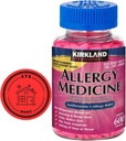 KirkIand Signature Allergy Medicine Difenhüdramiin HCI 25 Mg, 600 Minitabs + STS Sticker.