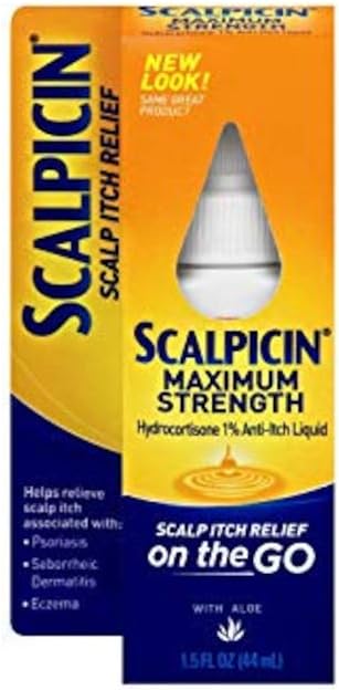 Skalpitsiini peanaha sügelusabinõu, 1,5 fl Oz. Maksimaalne tugevus