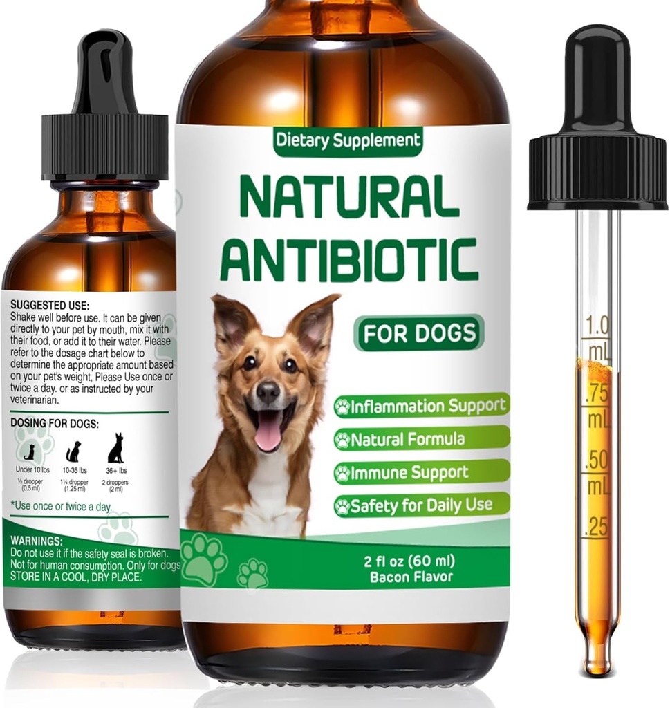 Antibiootikumid koertele, looduslikud antibiootikumid koertele, lemmikloomade antibiootikumid, koerte multivitamiinid, toetab koerte allergiat ja sügelemist, toidulisandit, looduslikku taimset toidulisandit