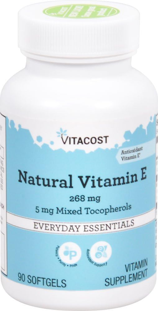 Vitacost Natural Vitamiin E - 268 mg - 90 Softgels