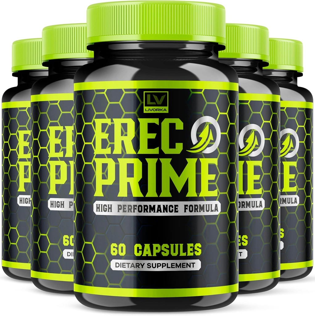 (5 pakendis ) ErecPrime kapslid , ErecPrime Advanced Support Formula pillid ( 300 kapslit )