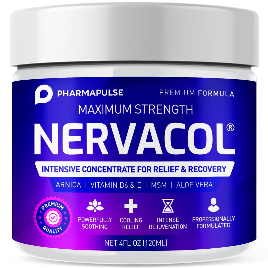 Farmakopöa Neuropaatia Närviteraapia & Relief Cream - Maksimaalne tugevus Relief Cream jalgadele, kätele, jalgadele, varvastele sisaldab alfa-lipohapet, Arnica, Vitamiin B6, Aloe Vera, MSM - efektiivne rahustav 4oz