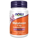 NOW Foods Supplements, melatoniin 5 mg, püsiva vabanemisega, formuleeritud 4-tunnise vabanemisperioodi jaoks, 120 tabletti