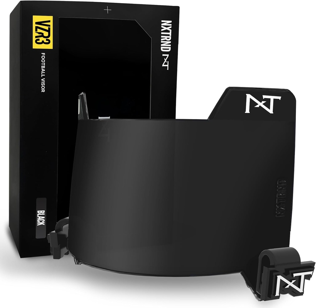 Nxtrnd VZR3 Jalgpalli Visor, Kumerad Läätsetehnoloogia, Fits Täiskasvanute Jalgpalli Kiivrid