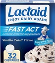 LACTAID Fast Act närimistables Vanilla Twist 32 tabletti ( Pakend 3)