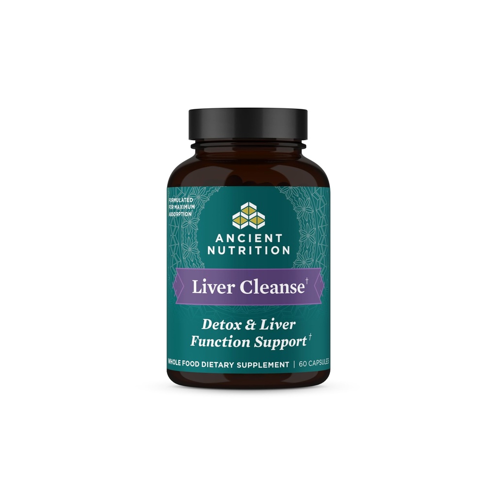 Ancient Nutrition Maksa Detox Supplement, Ancient Taimed Maks Puhastatakse Piimaohakaga, Dandelion Root & Reishi Optimaalse Maksatoetuse jaoks, 1300mg, Gluteenivaba, 60 Count