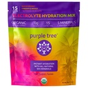 purple tree Organic Electrolyte Hydration Packets, Zero Sugar, Sea Salts, Daily IV Hydrate Packs for Rapid Rehydration Relief - Water Drink Mix, Variety Pack, 15 Units