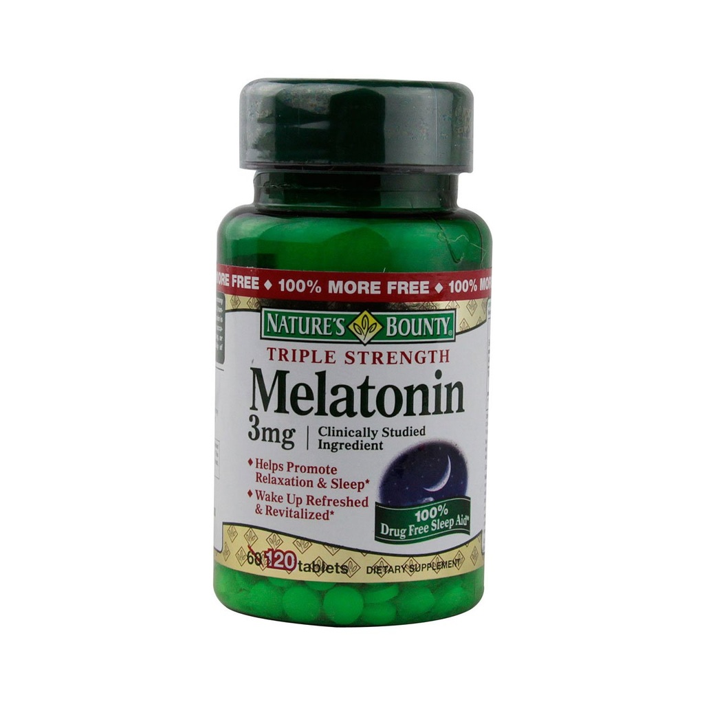 Looduse pearaha melatoniin 3 mg tabletid 120 tabletti (4 tabletti)