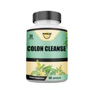 Colon Cleanse, Colon Detox, kõik looduslikud taimsed valemid, tervisliku soole liikumise toetamine, soolestiku tervis ja tervislik ainevahetus, mitte-GMO - 60 köögiviljakapslit 30 serveerimist