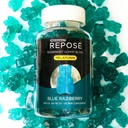 Reposé Goodnight Melatonin Gummies 3mg per Serving, 30 päeva pudel (60 kummikaru) - näritav une täiendus täiskasvanutele - Non Habit moodustamine loomulik uneabi