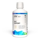 ION * Intelligence of Nature Gut Support Vedel täiendus - soolestiku ja seedetrakti tervise vedelikutilgad, puhastamine ja detox humiinekstraktiga naistele ja meestele, täiskasvanutele ja lastele 4+ - 32 fl oz (pakk 1)